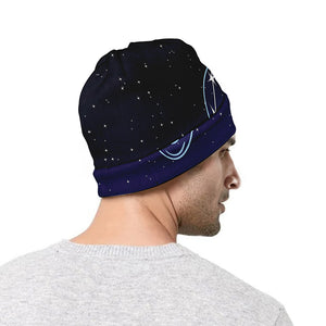 Aquarius Constellation Print Beanie