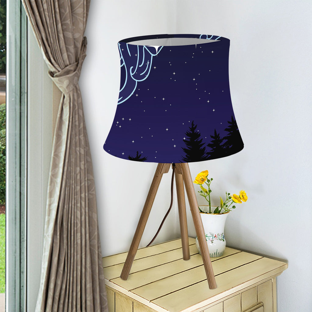 Aquarius Constellation Print Bell Lamp Shade