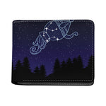 Aquarius Constellation Print Bifold Wallet