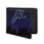 Aquarius Constellation Print Bifold Wallet