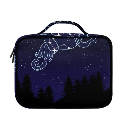 Aquarius Constellation Print Briefcase Bible Bag