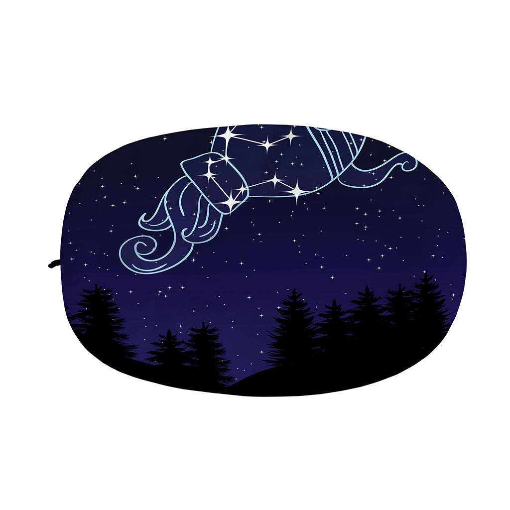 Aquarius Constellation Print Car Side Mirror Covers