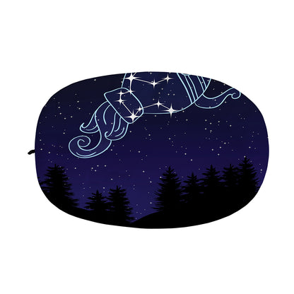 Aquarius Constellation Print Car Side Mirror Covers