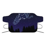 Aquarius Constellation Print Car Windshield Snow Cover