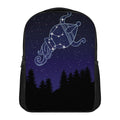 Aquarius Constellation Print Casual Backpack
