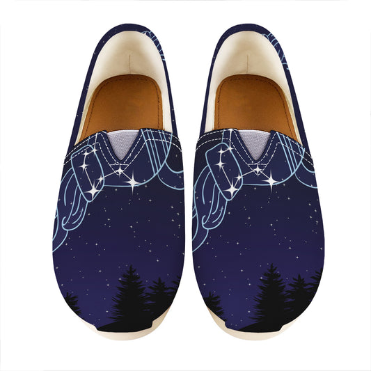 Aquarius Constellation Print Casual Shoes