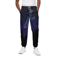 Aquarius Constellation Print Cotton Sweatpants