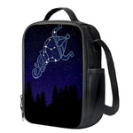 Aquarius Constellation Print Crossbody Lunch Bag