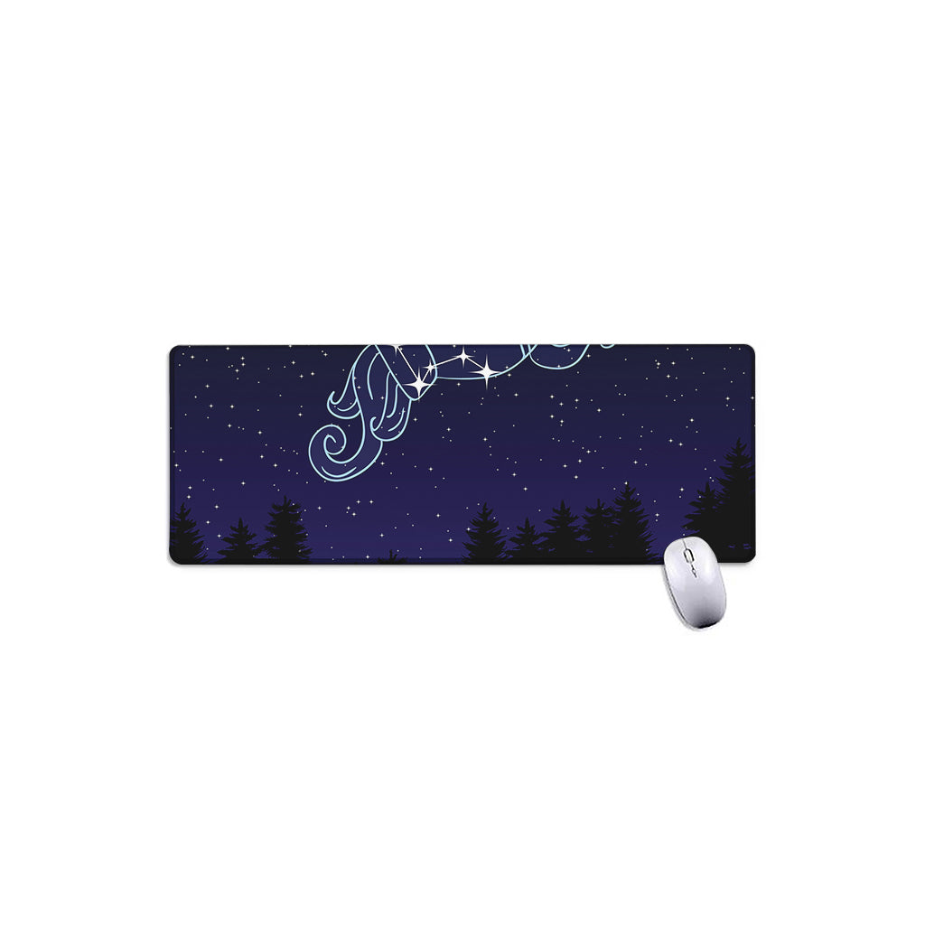 Aquarius Constellation Print Extended Mouse Pad