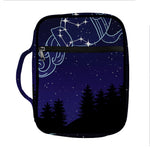 Aquarius Constellation Print Front Pocket Bible Bag