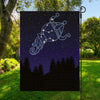 Aquarius Constellation Print Garden Flag