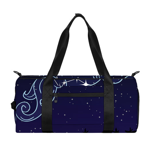 Aquarius Constellation Print Gym Bag