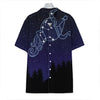 Aquarius Constellation Print Hawaiian Shirt