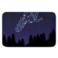 Aquarius Constellation Print Indoor Door Mat