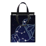 Aquarius Constellation Print Insulated Lunch Tote