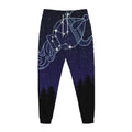 Aquarius Constellation Print Jogger Pants