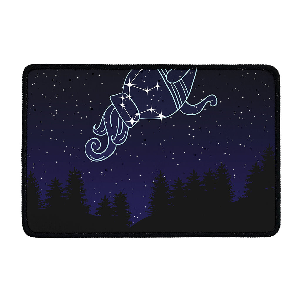 Aquarius Constellation Print Kitchen Mat