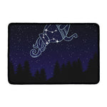 Aquarius Constellation Print Kitchen Mat