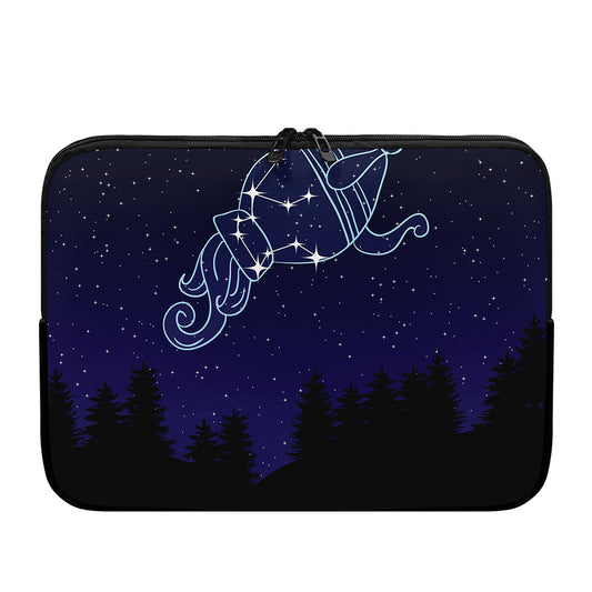 Aquarius Constellation Print Laptop Sleeve