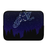 Aquarius Constellation Print Laptop Sleeve