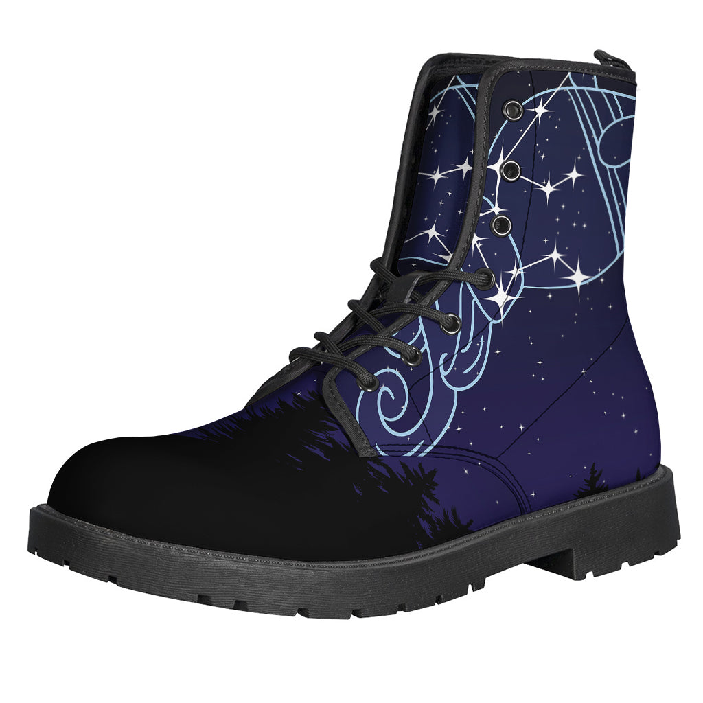 Aquarius Constellation Print Backpack