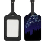 Aquarius Constellation Print Luggage Tag