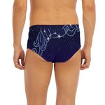 Aquarius Constellation Print Men's Briefs