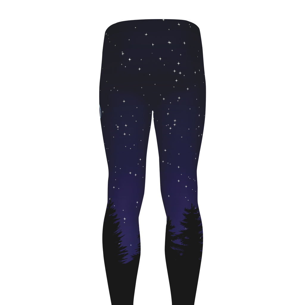 Aquarius Constellation Print Men's leggings
