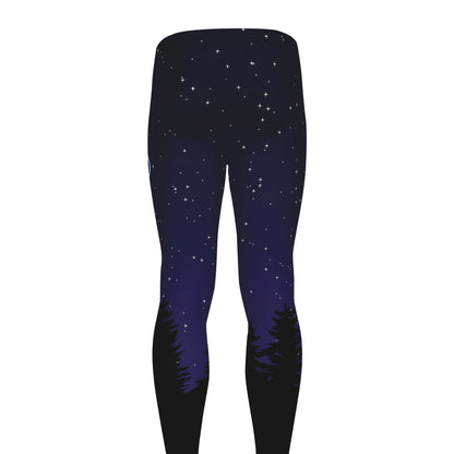 Aquarius Constellation Print Men's leggings