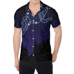 Aquarius Constellation Print Men's Shirt