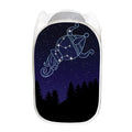 Aquarius Constellation Print Mesh Laundry Hamper