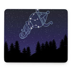 Aquarius Constellation Print Mouse Pad