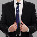 Aquarius Constellation Print Necktie