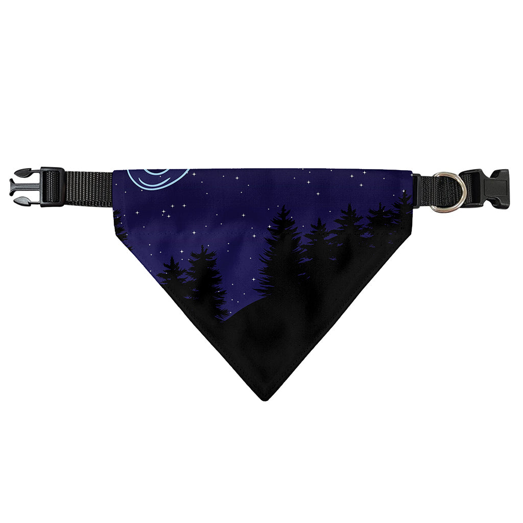Aquarius Constellation Print Over The Collar Dog Bandana