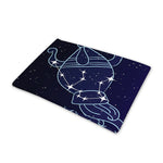 Aquarius Constellation Print Pet Cooling Mat Cover