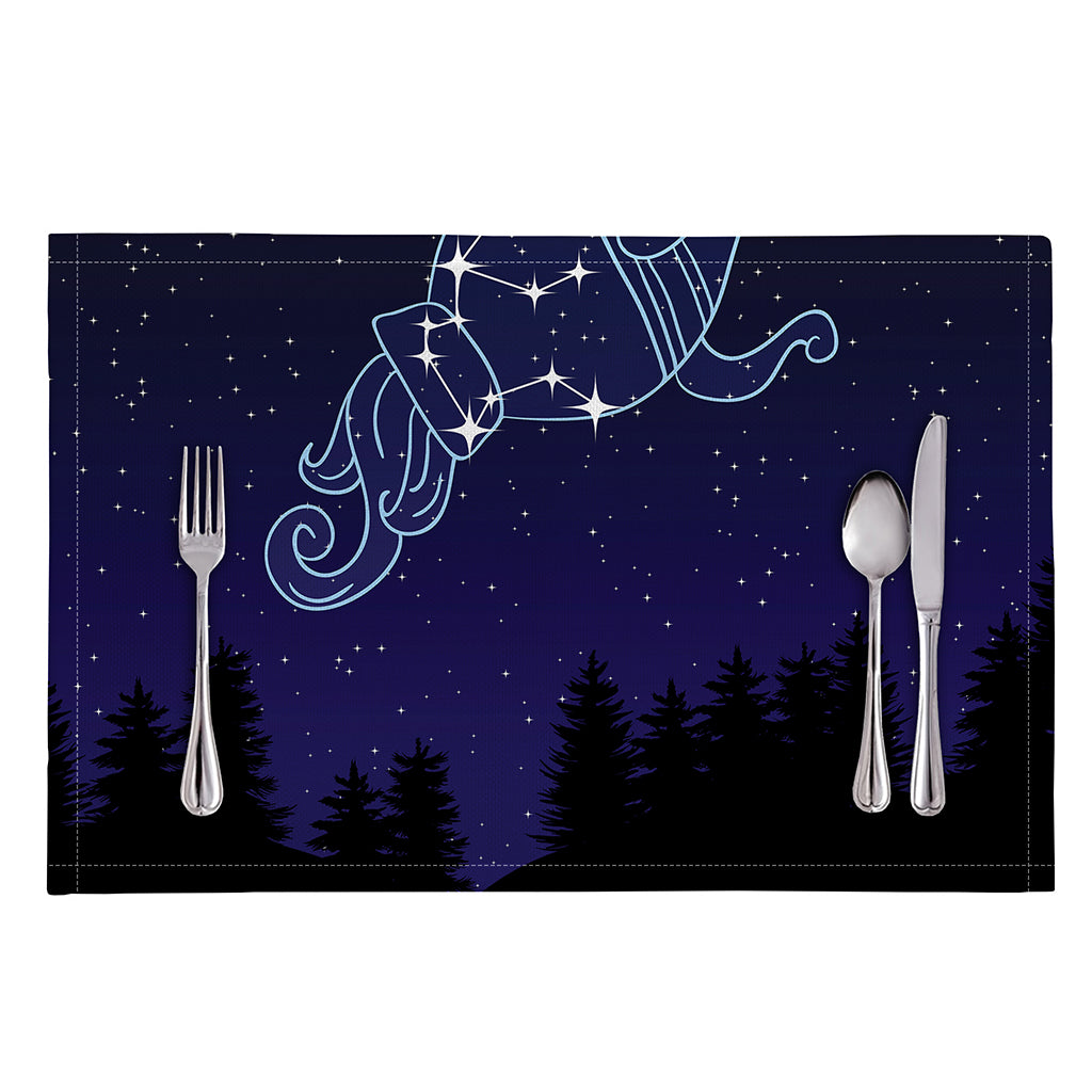 Aquarius Constellation Print Placemat