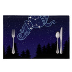 Aquarius Constellation Print Placemat