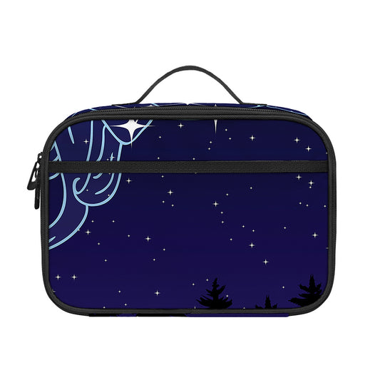 Aquarius Constellation Print Portable Lunch Bag