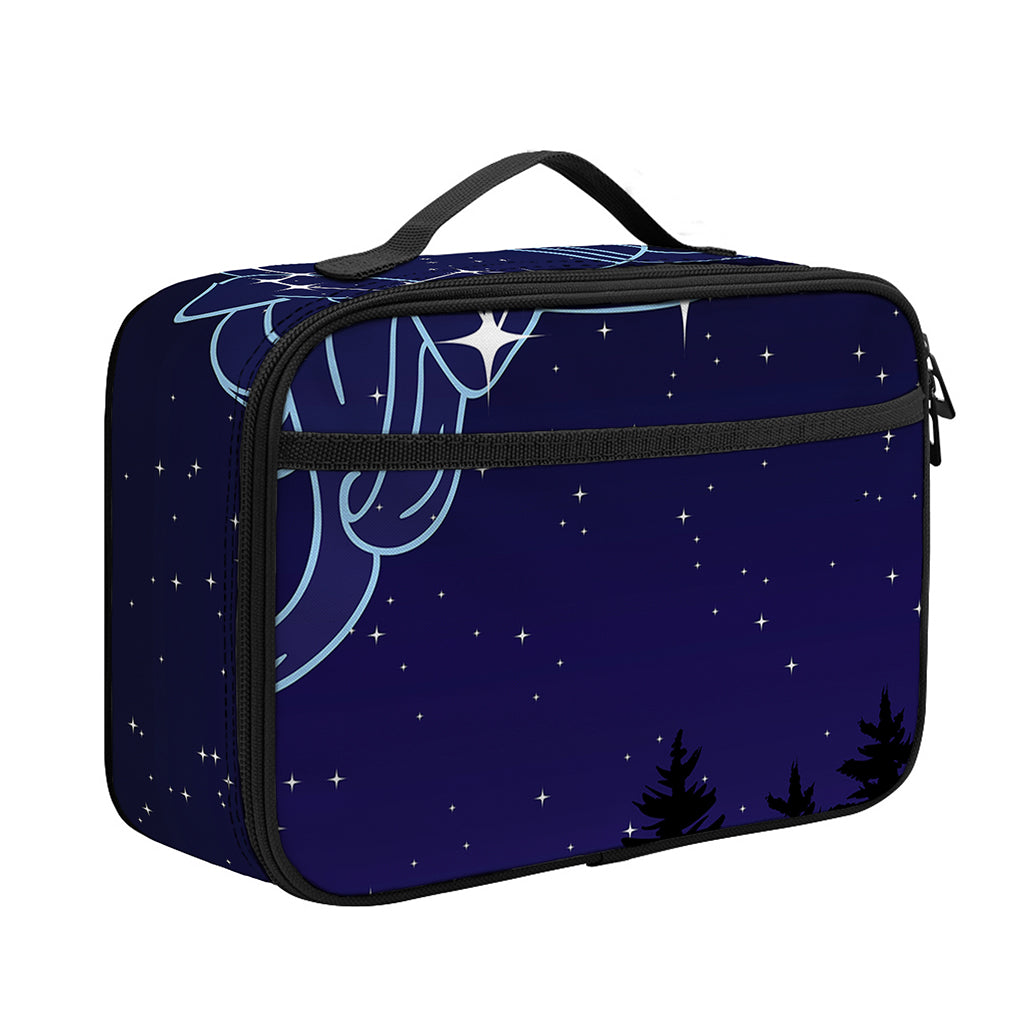 Aquarius Constellation Print Portable Lunch Bag