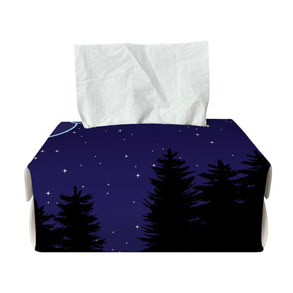 Aquarius Constellation Print Rectangle Tissue Box Cover