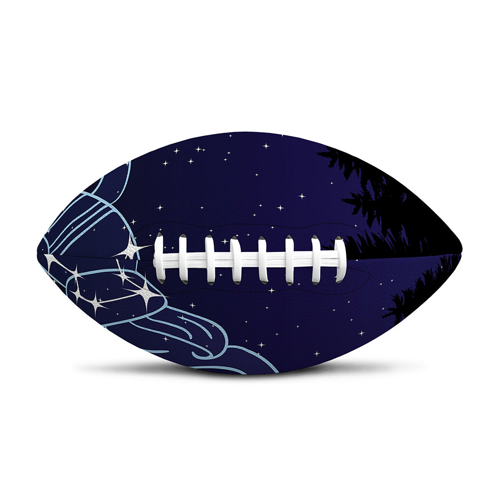 Aquarius Constellation Print Rugby Ball