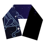 Aquarius Constellation Print Scarf