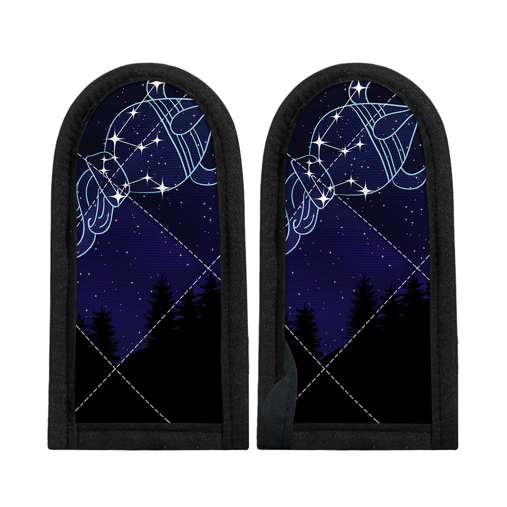 Aquarius Constellation Print Skillet Handle Cover