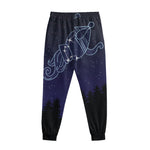 Aquarius Constellation Print Sweatpants