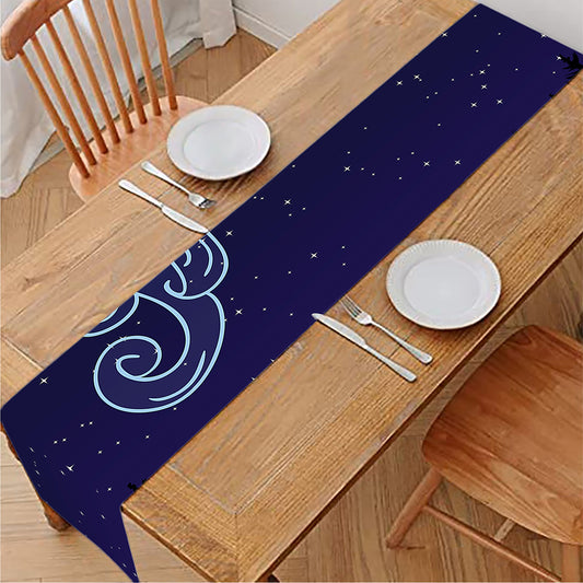 Aquarius Constellation Print Table Runner