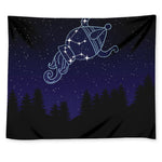 Aquarius Constellation Print Tapestry