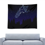 Aquarius Constellation Print Tapestry
