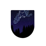 Aquarius Constellation Print Toilet Lid Cover