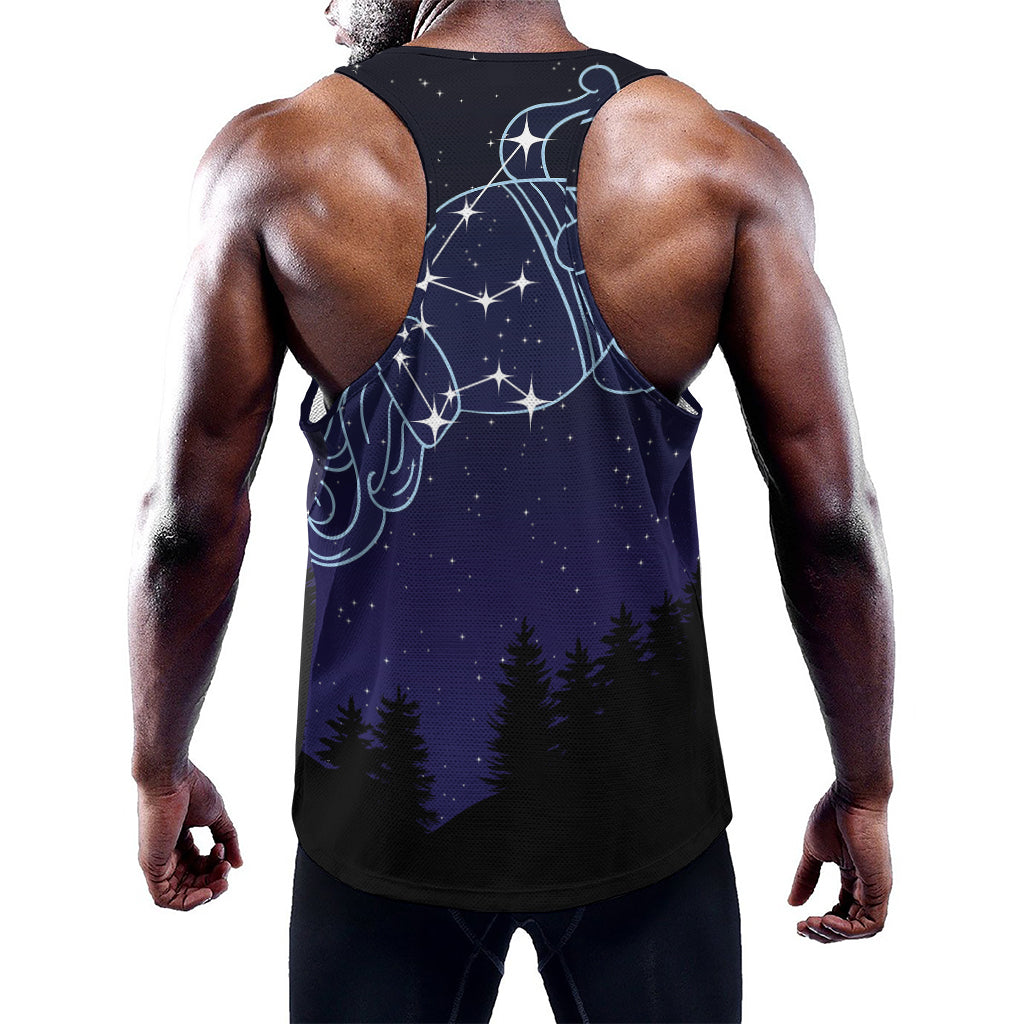 Aquarius Constellation Print Training Tank Top
