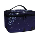 Aquarius Constellation Print Travel Makeup Bag